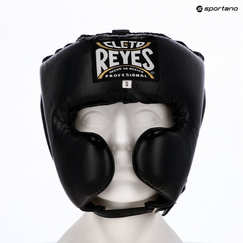 Kask bokserski Cleto Reyes Cheek Protectors Leather black 3
