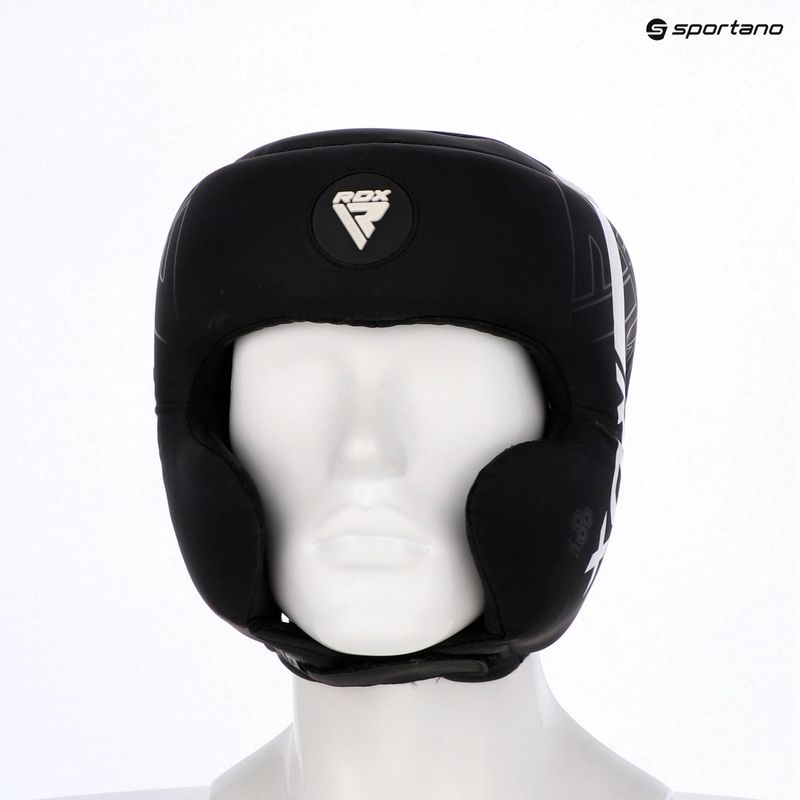 Kask bokserski RDX F6 Kara Head Guard white 5