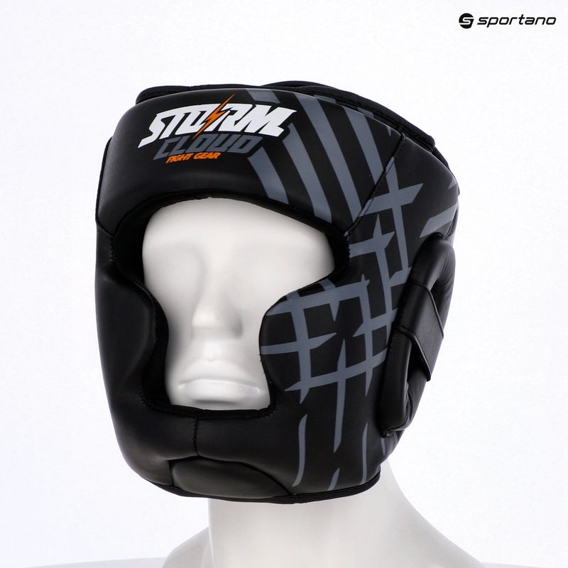 Kask bokserski StormCloud Lynx black/grey 9