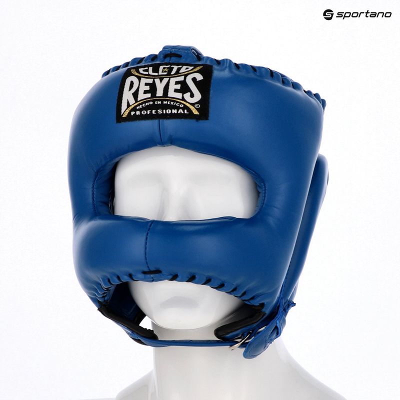 Kask bokserski Cleto Reyes With Pointed Face Nylon Bar blue 3