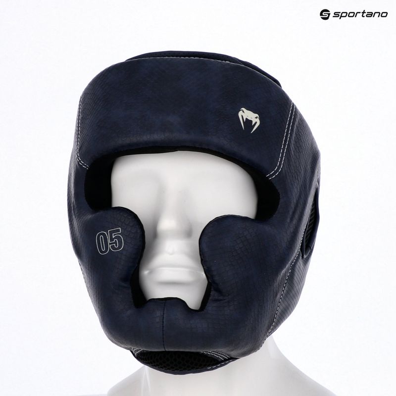 Kask bokserski Venum Impact Evo Scales Headgear midnight blue 9