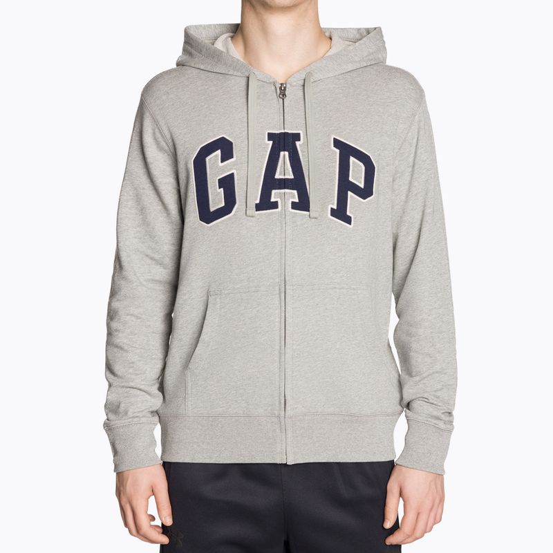 Bluza męska GAP XLS FT Arch FZ HD b10 grey heather 2