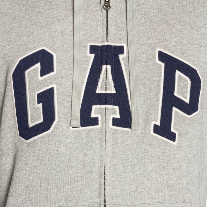 Bluza męska GAP XLS FT Arch FZ HD b10 grey heather 4