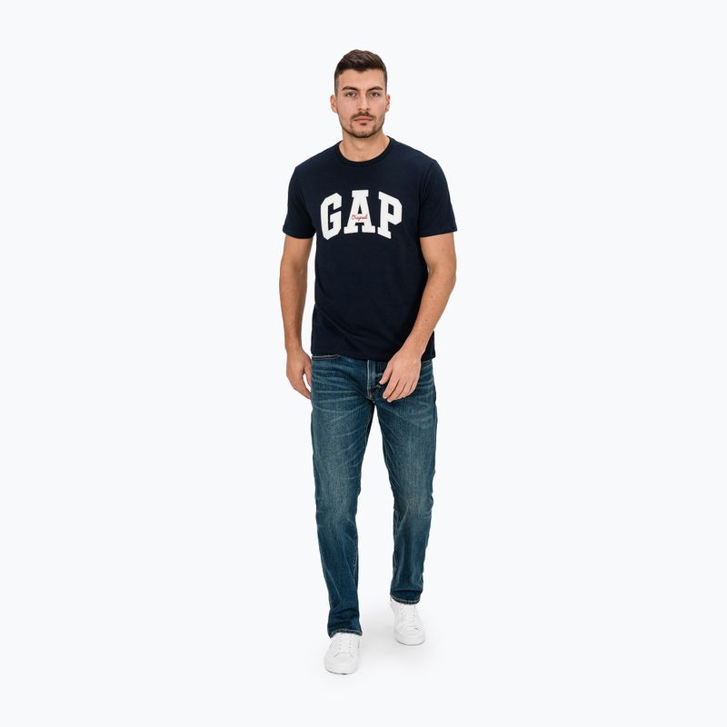 Koszulka męska GAP Logo Original Tee blue navy 2