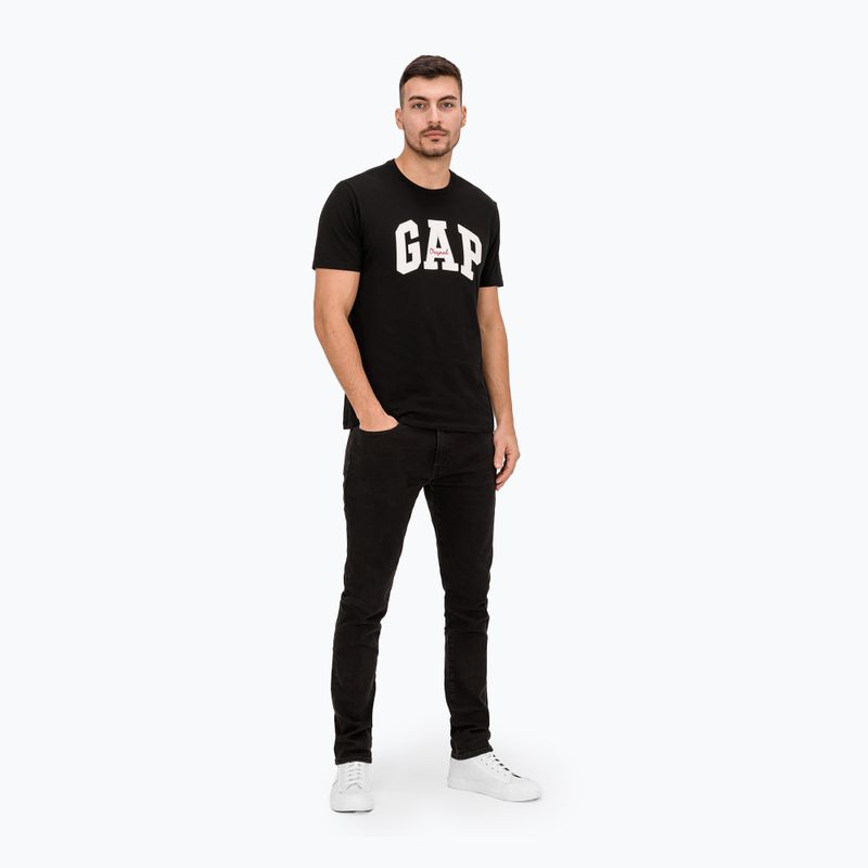 Koszulka męska GAP Logo Original Tee true black 2