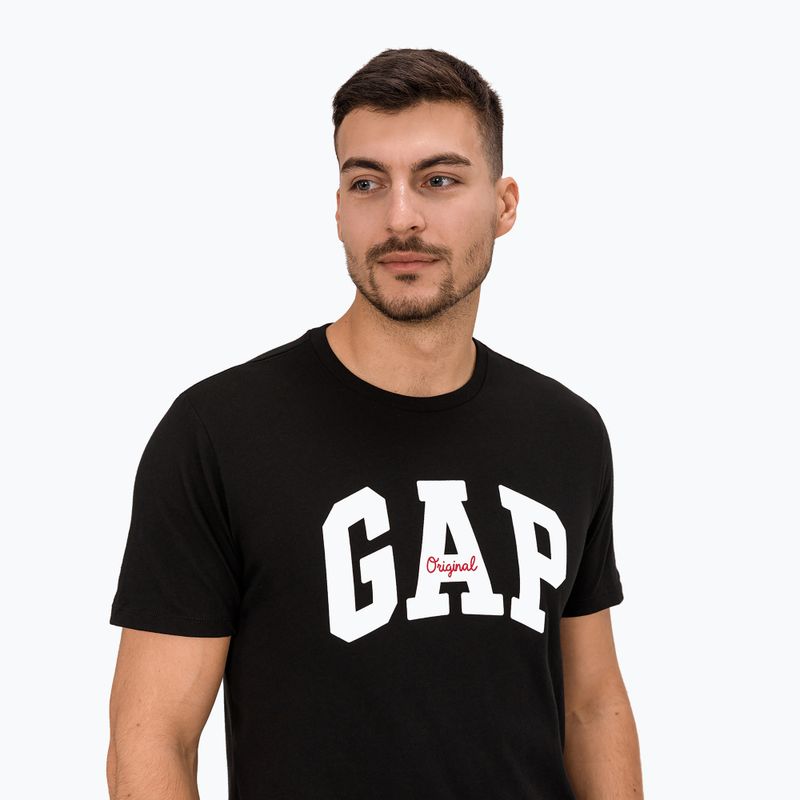Koszulka męska GAP Logo Original Tee true black 4