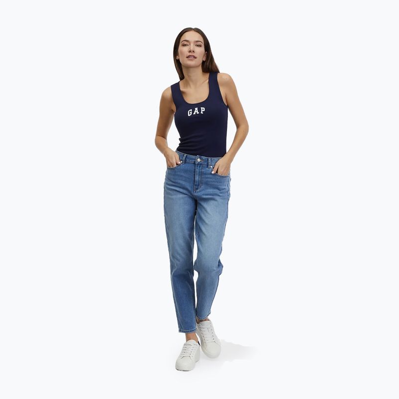 Koszulka damska GAP Logo Tank navy 2