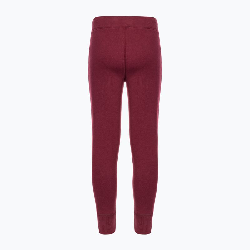 Spodnie dziecięce GAP V-Fall Fash Logo Jogger deep garnet red 2