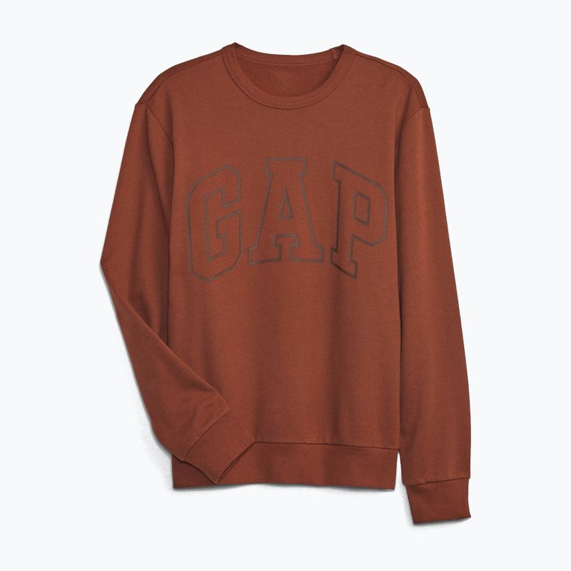Bluza męska GAP Logo Crewneck burnt russet 3