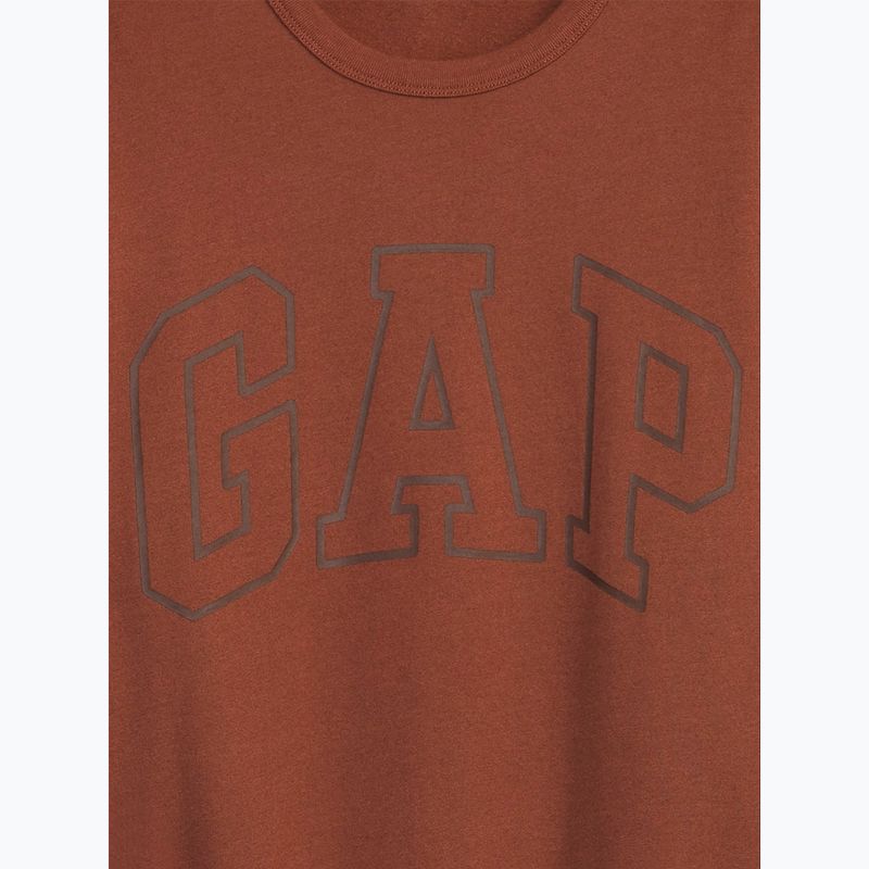 Bluza męska GAP Logo Crewneck burnt russet 4