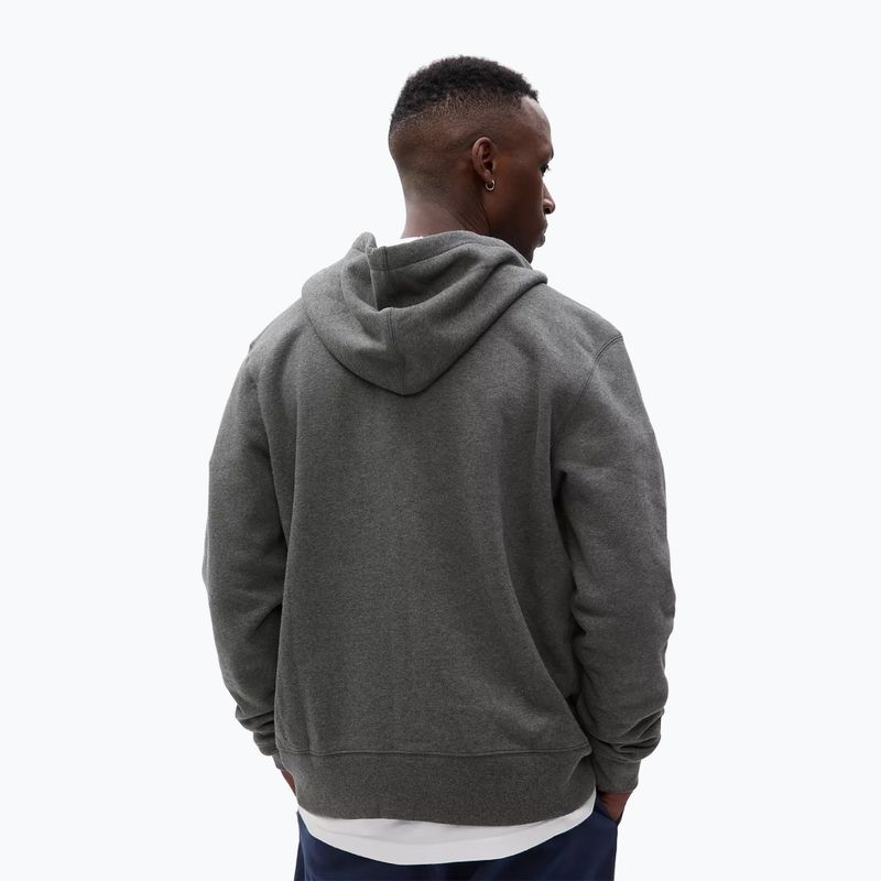 Bluza męska GAP Fullzip Logo Hoodie heather grey 3
