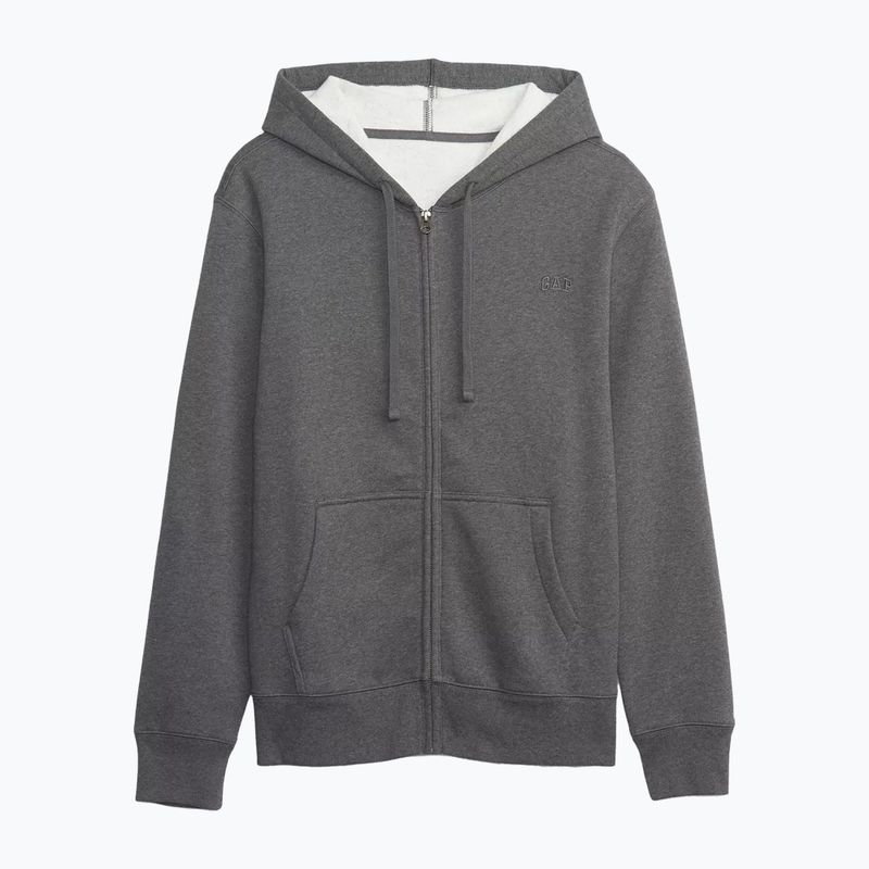 Bluza męska GAP Fullzip Logo Hoodie heather grey 5