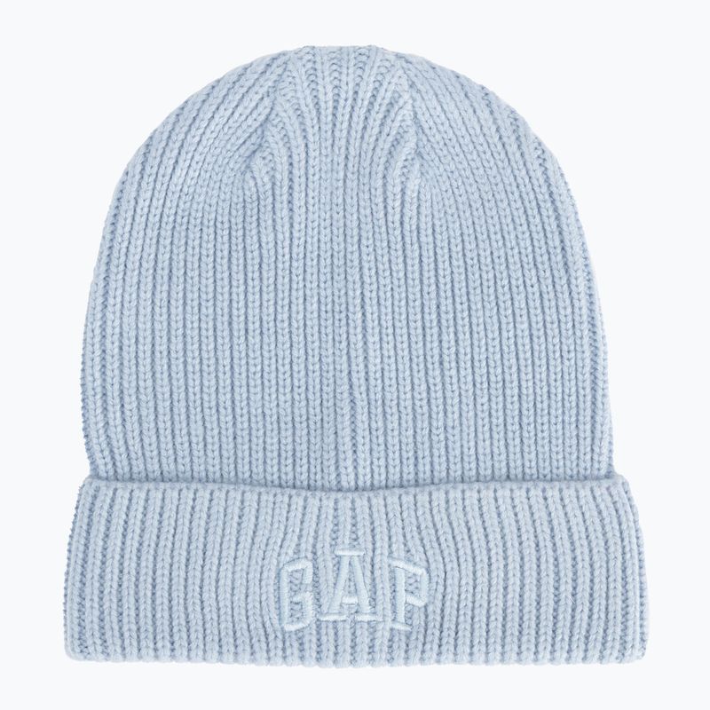 Czapka damska GAP V-Logo Beanie ice blue 740 5