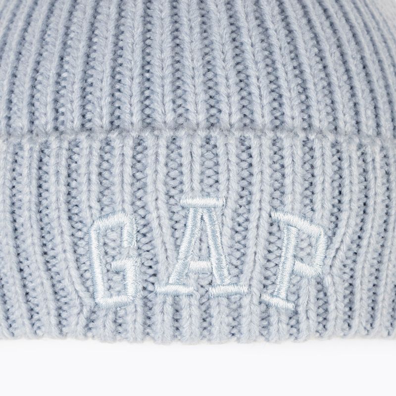 Czapka damska GAP V-Logo Beanie ice blue 740 6