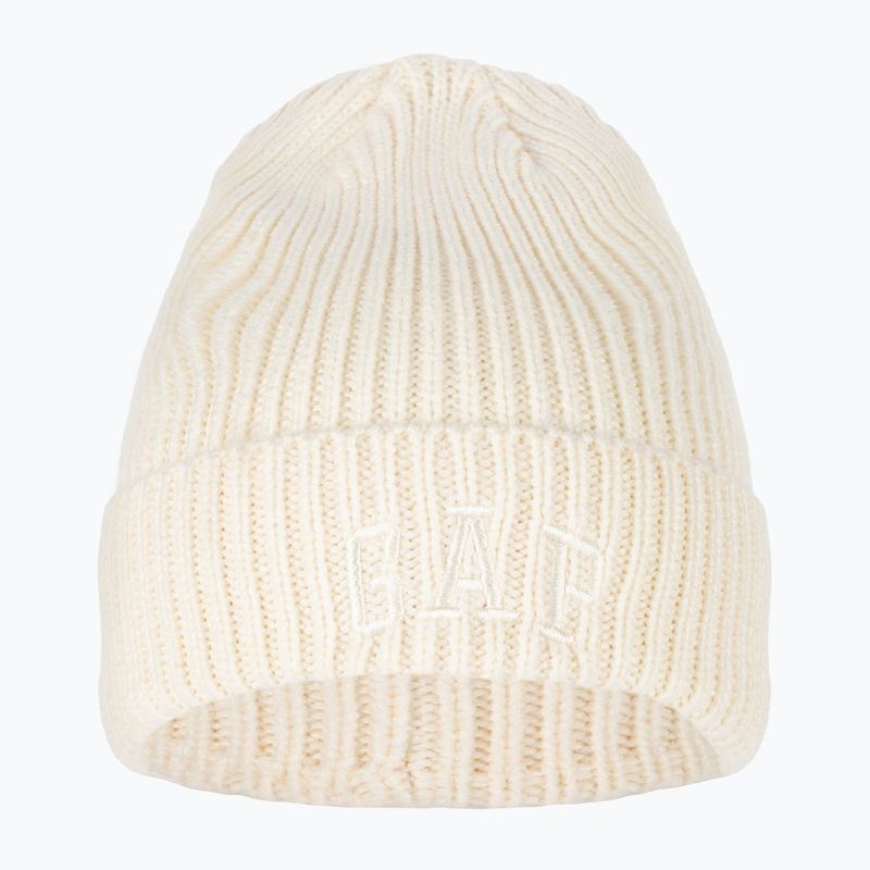 Czapka damska GAP V-Logo Beanie ivory frost 3