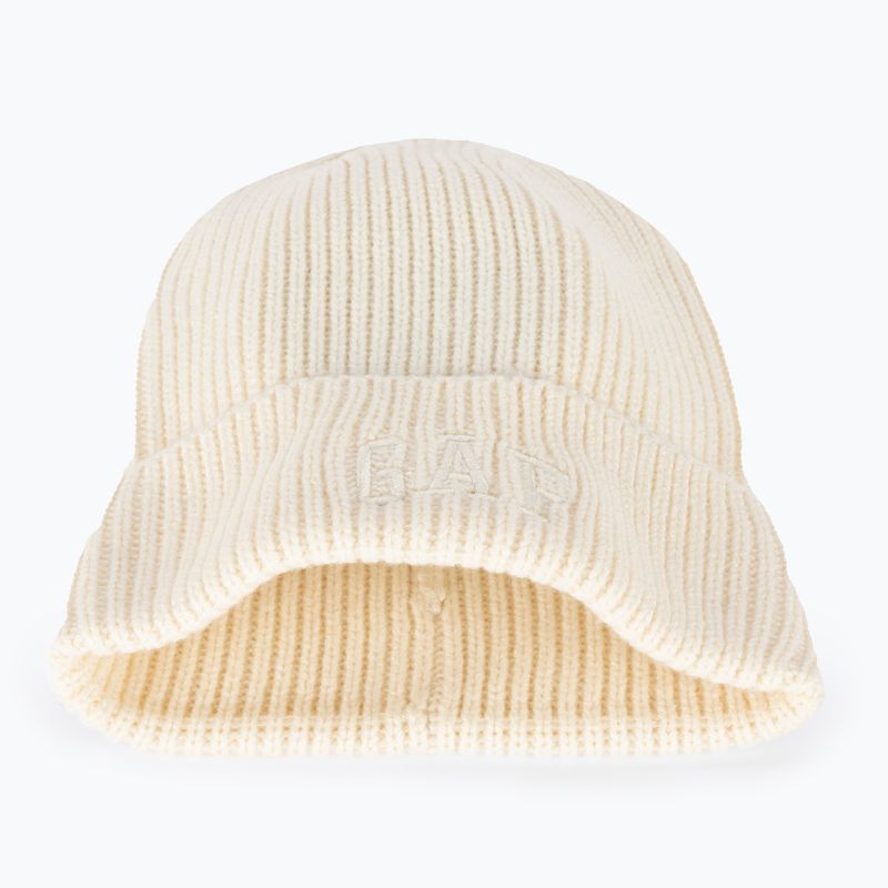 Czapka damska GAP V-Logo Beanie ivory frost 5