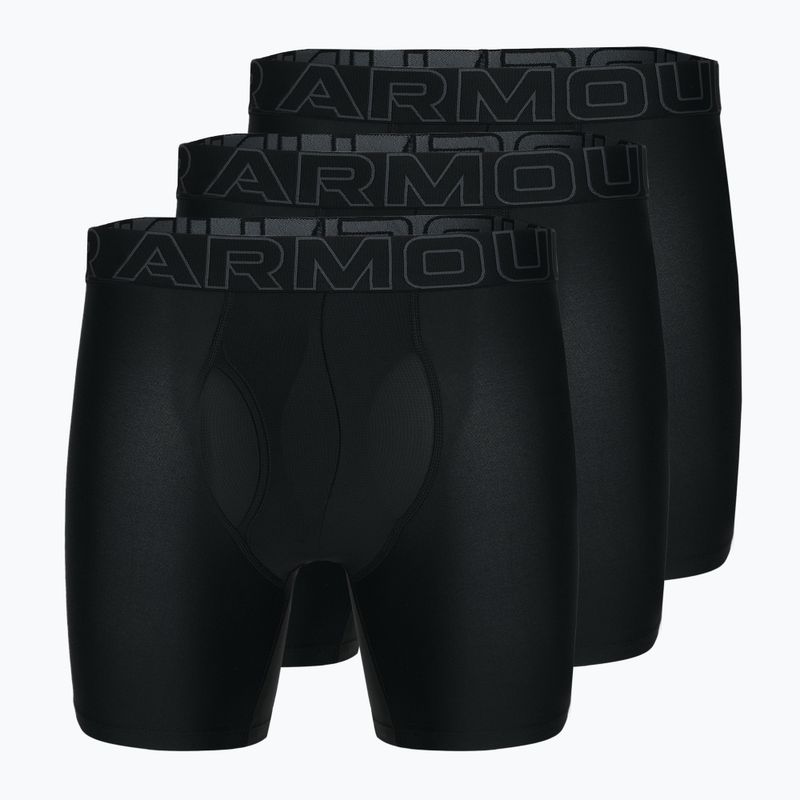 Bokserki męskie Under Armour Perf Tech 6in 3 pary black