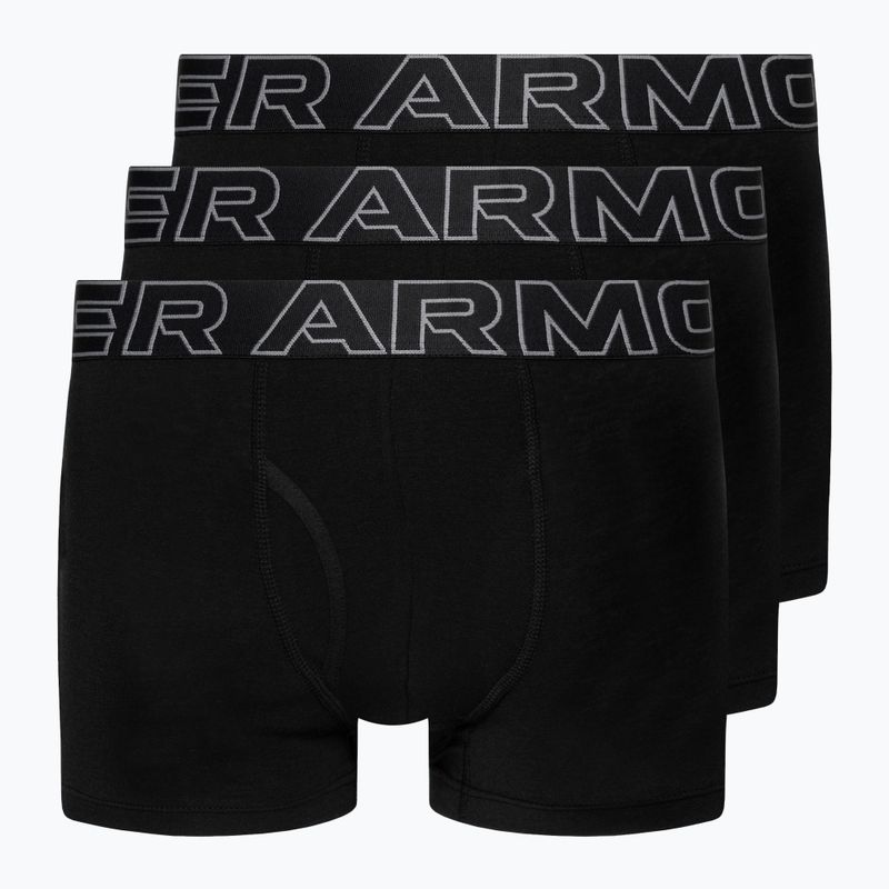 Bokserki męskie Under Armour Perf Cotton 3 pary black