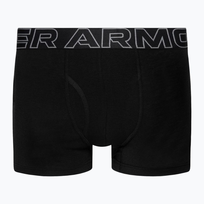 Bokserki męskie Under Armour Perf Cotton 3 pary black 2