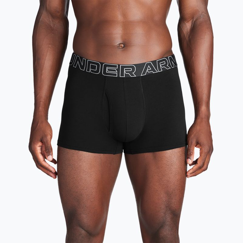 Bokserki męskie Under Armour Perf Cotton 3 pary black 5