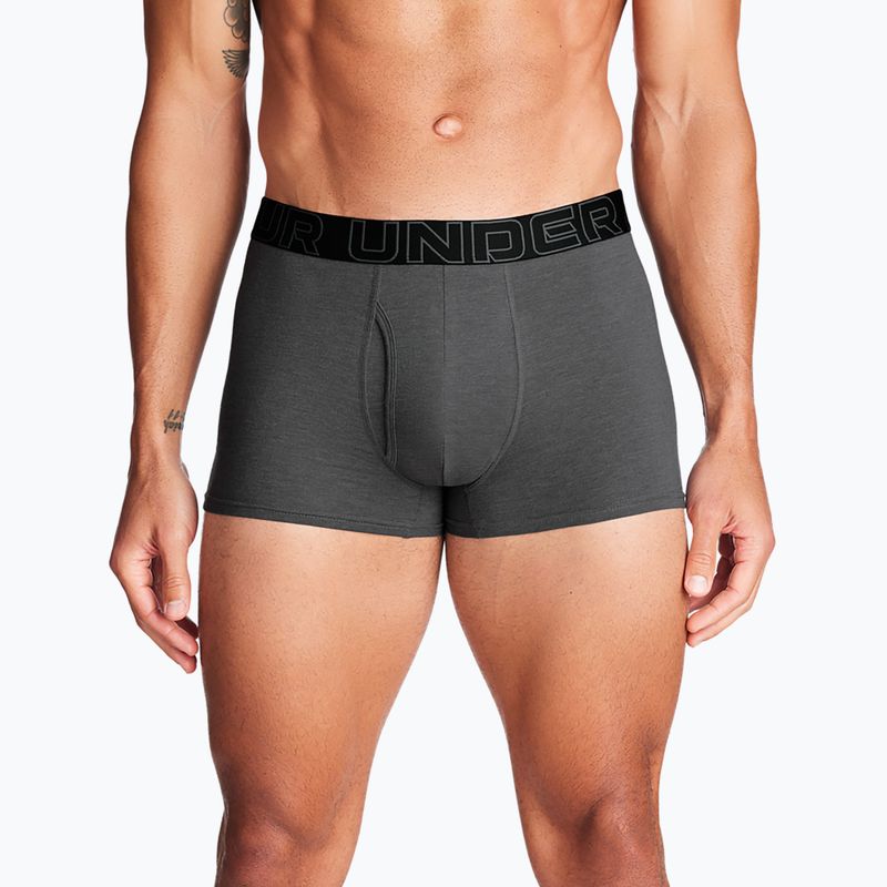 Bokserki męskie Under Armour Perf Cotton 3 pary castlerock 2