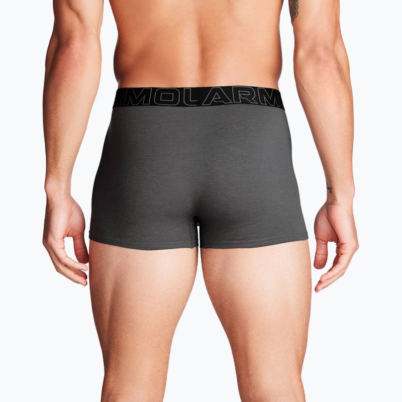Bokserki męskie Under Armour Perf Cotton 3 pary castlerock 3