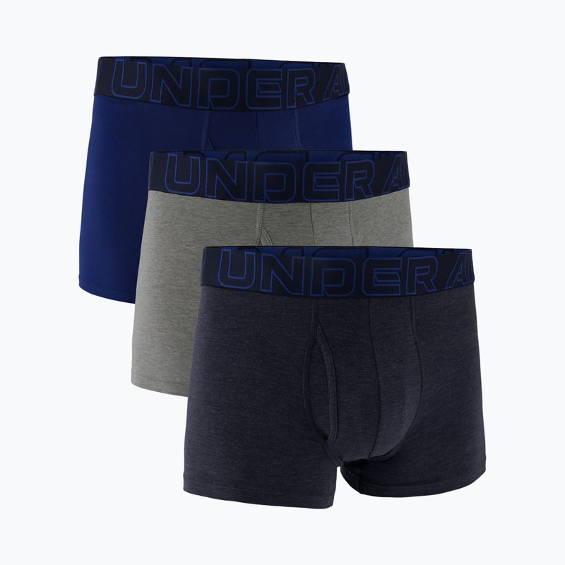 Bokserki męskie Under Armour Perf Cotton 3 pary midnight/navy 11