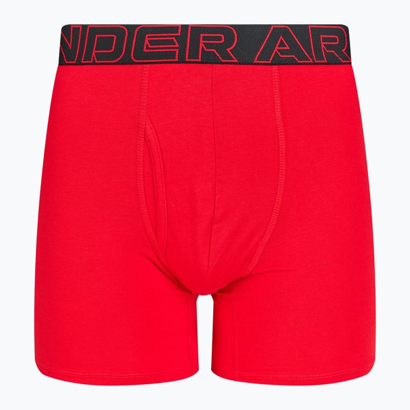 Bokserki męskie Under Armour Perf Cotton 6" 3 pary castlerock 5