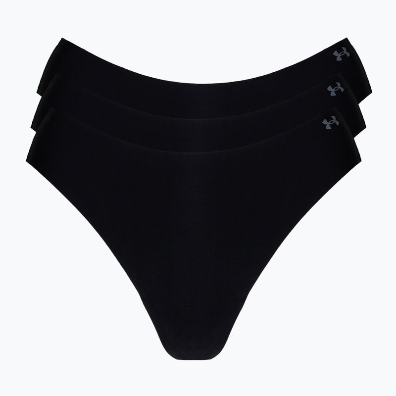 Stringi damskie Under Armour Pure Stretch Ns Thong 3 szt. black