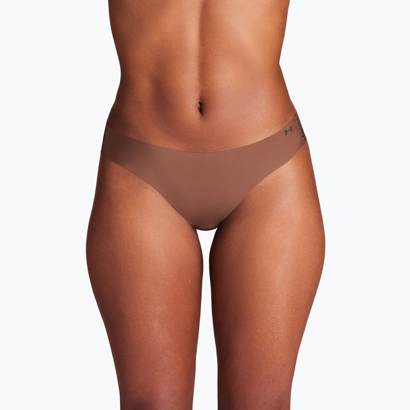 Stringi damskie Under Armour Pure Stretch Ns Thong 3 pary hue 625