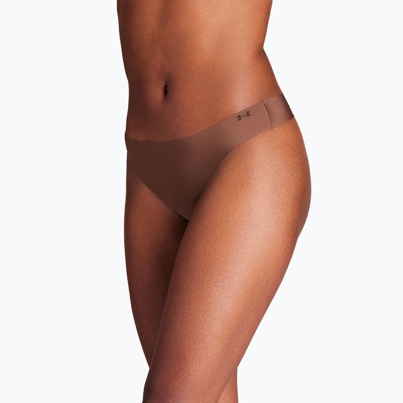 Stringi damskie Under Armour Pure Stretch Ns Thong 3 pary hue 625 2