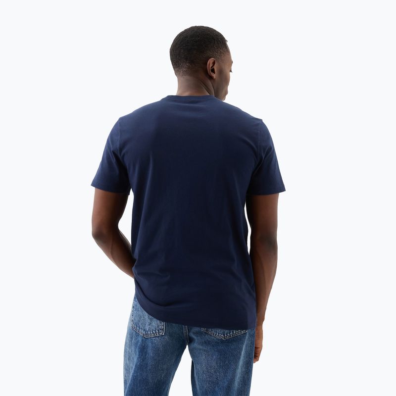 Koszulka męska GAP Soft Basic Logo blue navy 3