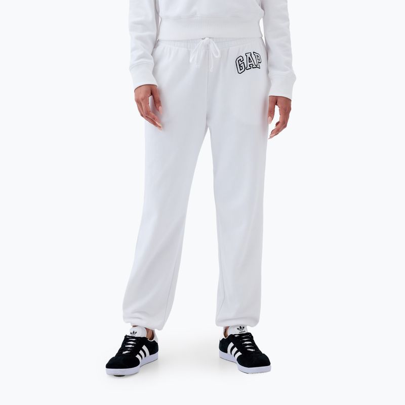 Spodnie damskie GAP French Logo Jogger optic white