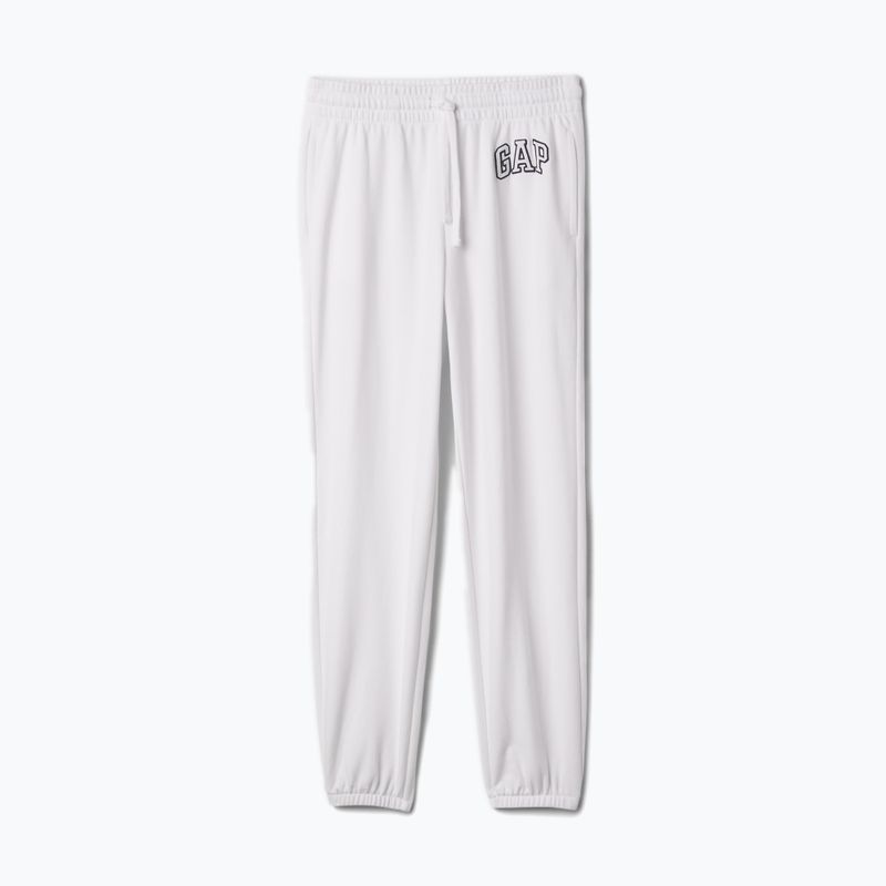 Spodnie damskie GAP French Logo Jogger optic white 3