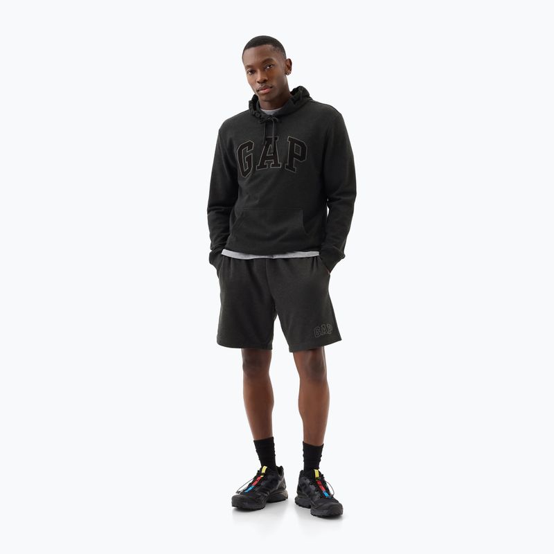 Bluza męska GAP Heritage French Terry Logo charcoal heather 2