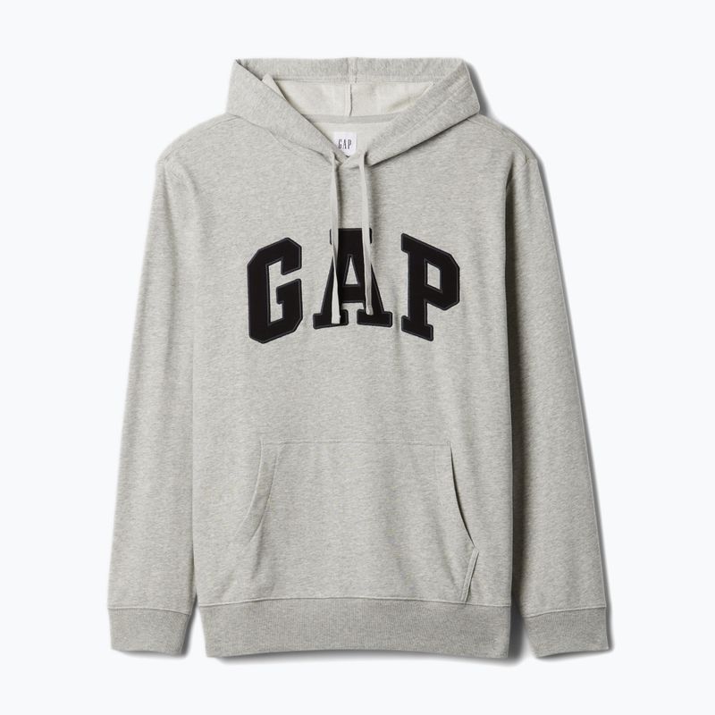 Bluza męska GAP Heritage French Terry Logo light heather grey 5
