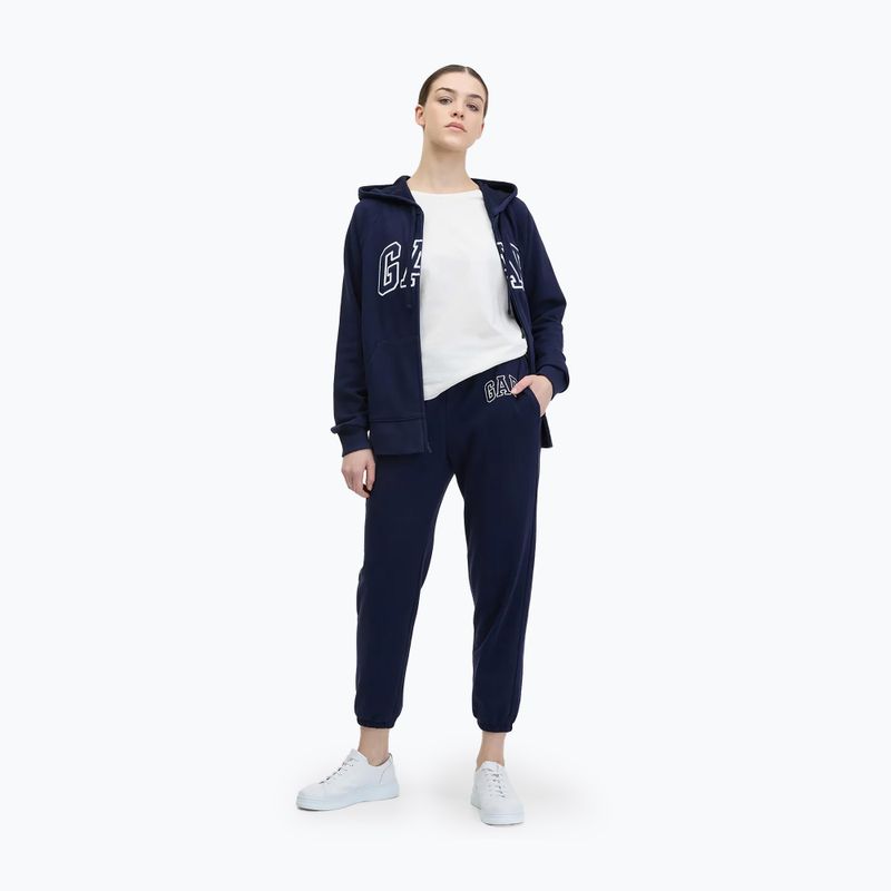 Spodnie damskie GAP French Logo Jogger navy 2