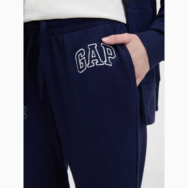 Spodnie damskie GAP French Logo Jogger navy 4