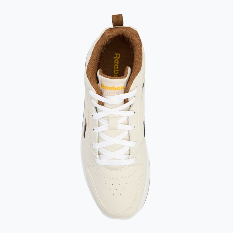 Buty dziecięce Reebok Royal Prime Mid 2.0 bone/classic yellow/trek brown 5