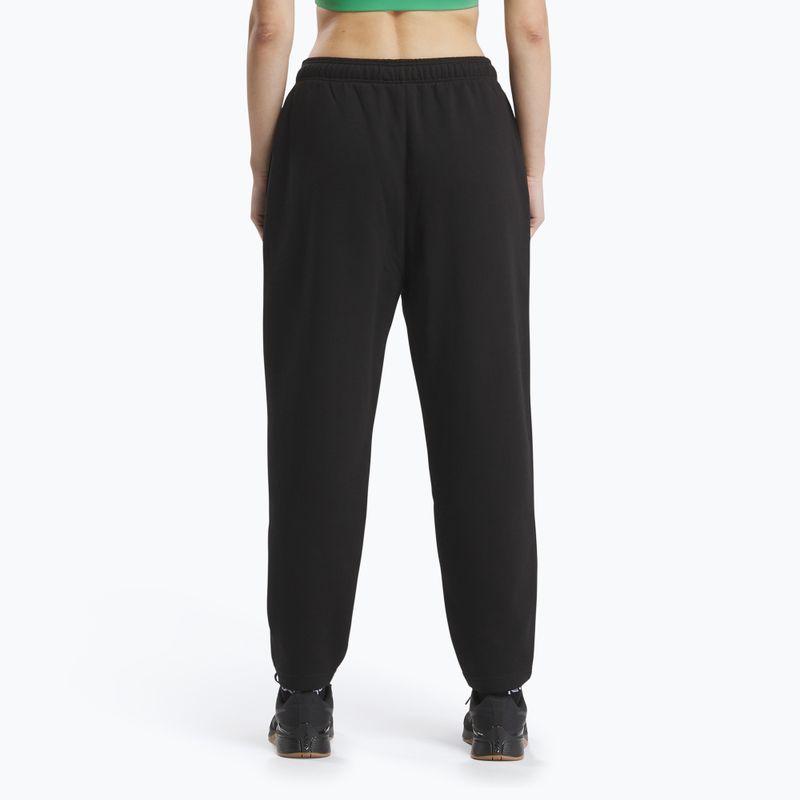 Spodnie damskie Reebok Lux Fleece Sweatpants black 3