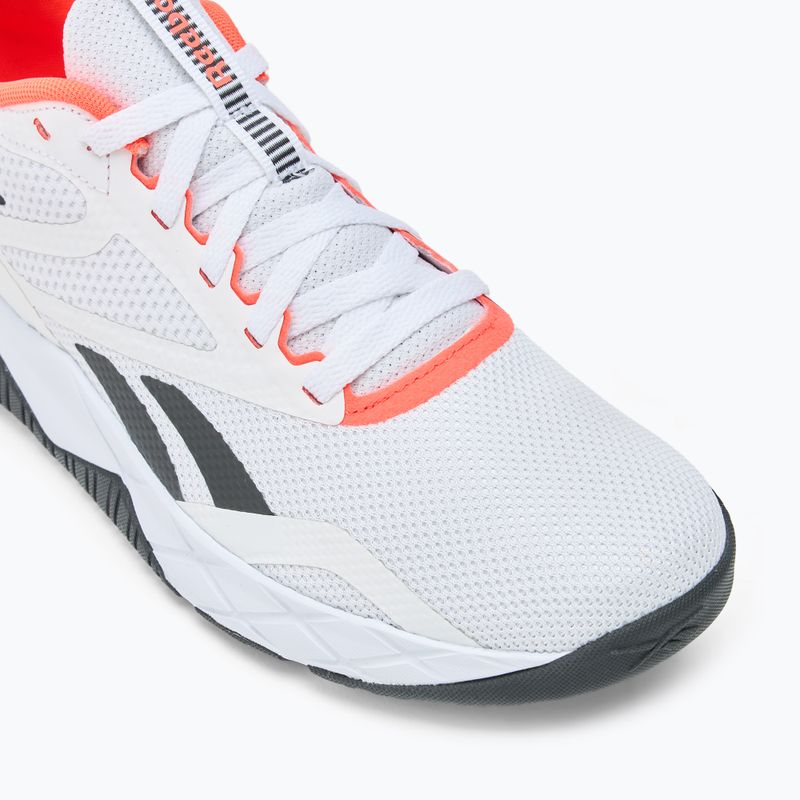 Buty treningowe męskie Reebok NFX cloud white/core black/orange flare 7