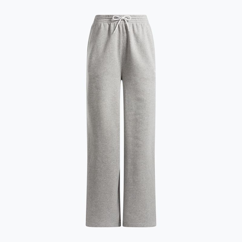 Spodnie damskie Reebok Identity Small Logo Fleece WIde Leg medium grey heather 4