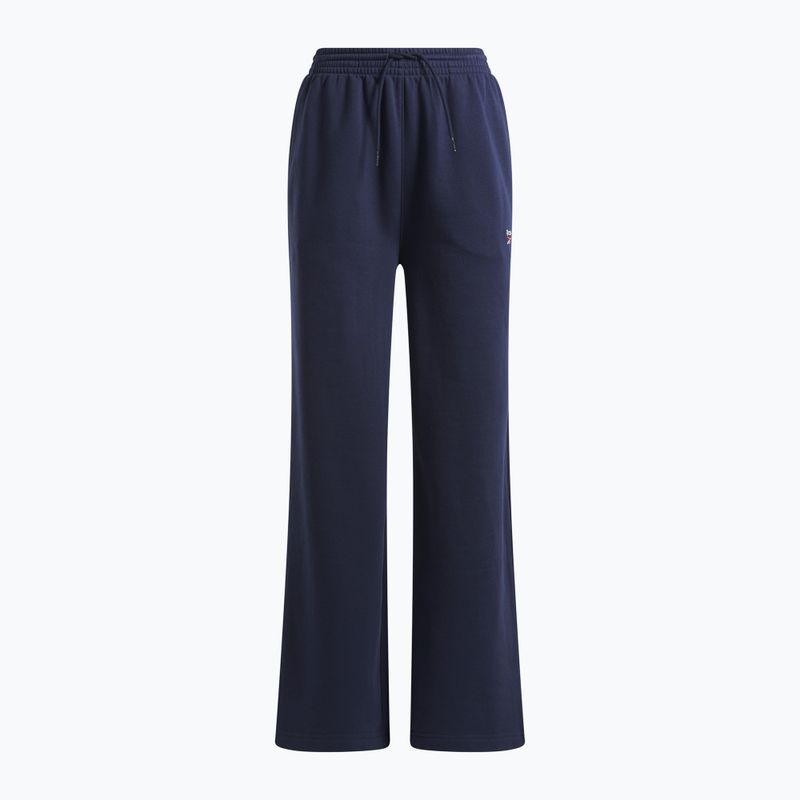 Spodnie damskie Reebok Identity Small Logo Fleece WIde Leg vector navy 4