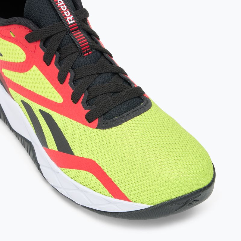 Buty treningowe męskie Reebok NFX acid yellow/black/vector red 7