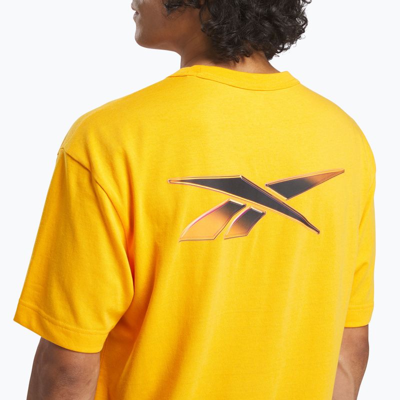 Koszulka treningowa męska Reebok Atlethe Hype Tee electric amber 4
