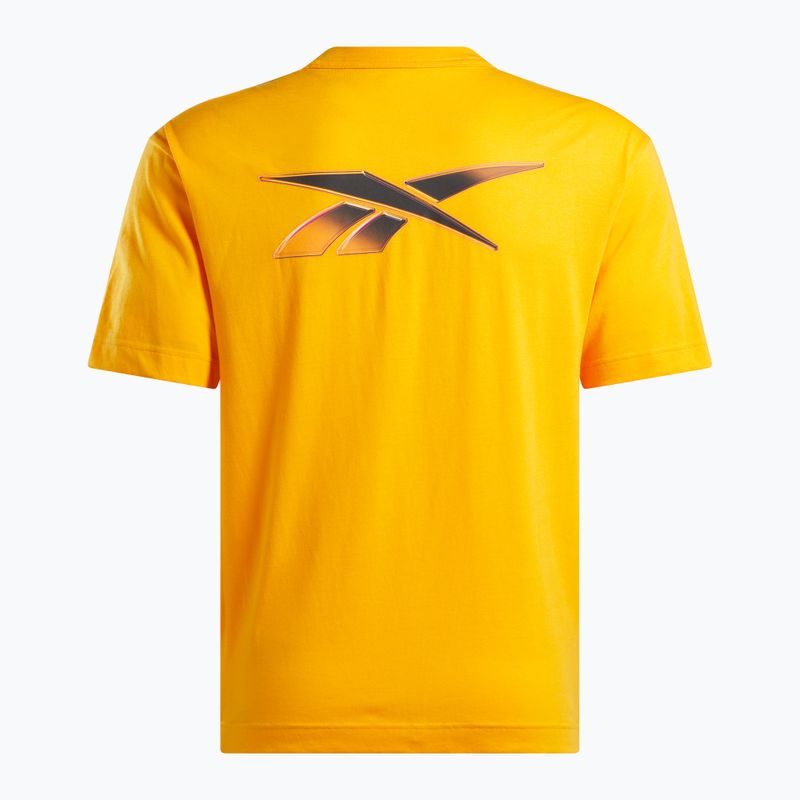 Koszulka treningowa męska Reebok Atlethe Hype Tee electric amber 7