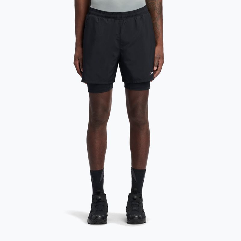 Spodenki treningowe męskie Reebok Athlete Hype 2-IN-1 black