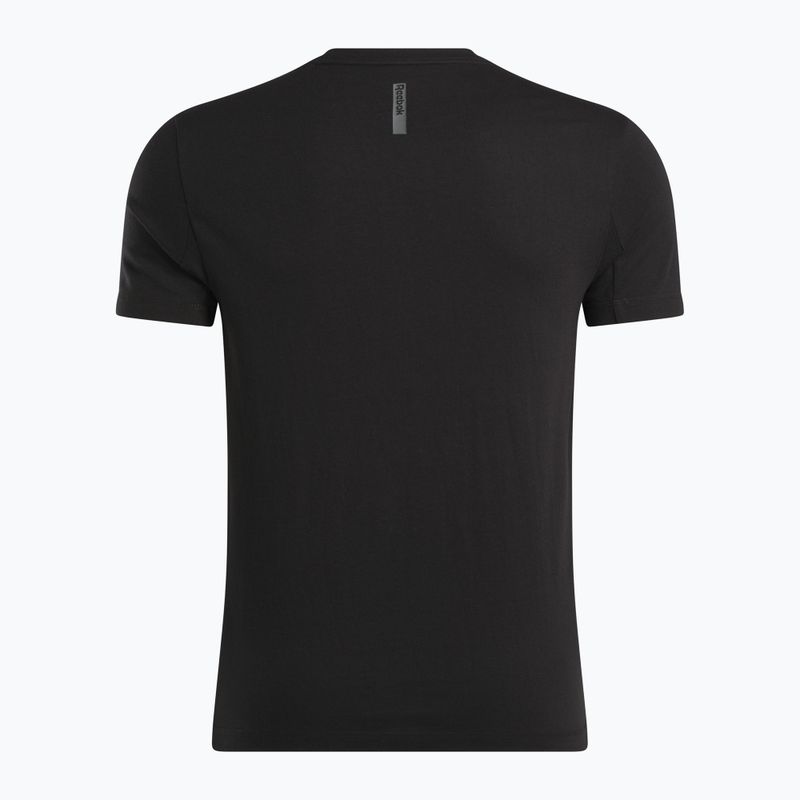 Koszulka treningowa męska Reebok Atlethe Tee black 7