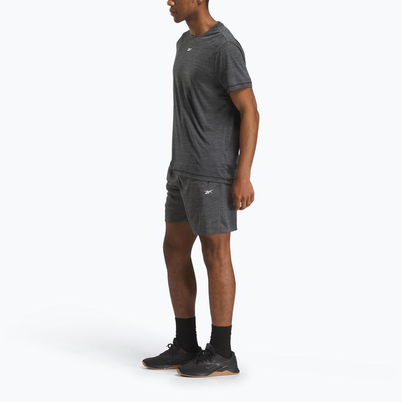 Spodenki treningowe męskie Reebok Id Train Melange Knit black 2