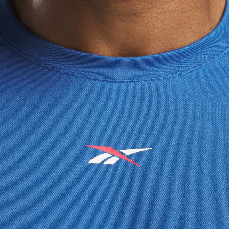 Longsleeve treningowy męski Reebok Id Train Energy Tech Tee twilight blue 4